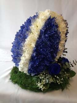 Rugby ball - 3D Scottish flag Funeral 150.00 GBP plus delivery