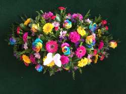 Bright posy Multicoloured Funeral 70.00 GBP plus delivery