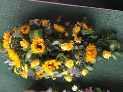 Sunflower spray  Yellow Funeral  55.00 GBP plus delivery