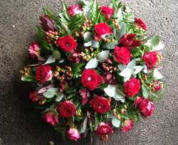 large red rose posy red Funeral 85.00 GBP plus delivery