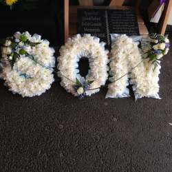 Letters Any Funeral 32.00 GBP plus delivery