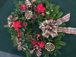 Christmas wreaths  Various colours and styles available Christmas 30.00 GBP plus delivery