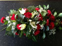 Funeral posy Red Funeral 30.00 GBP plus delivery