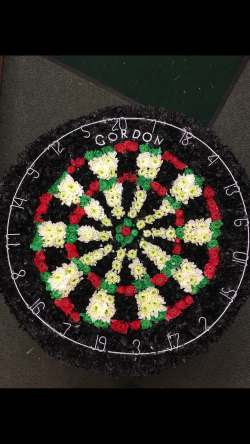 Dartboard Various Funeral 130.00 GBP plus delivery